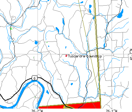 Tuscarora township, PA map