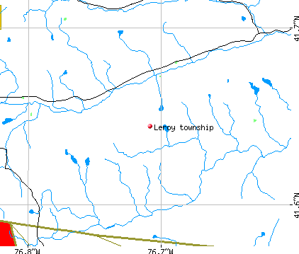 Leroy township, PA map