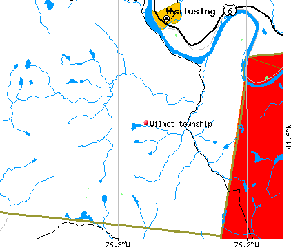 Wilmot township, PA map