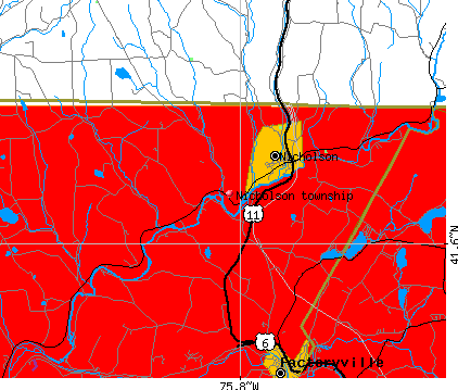 Nicholson township, PA map
