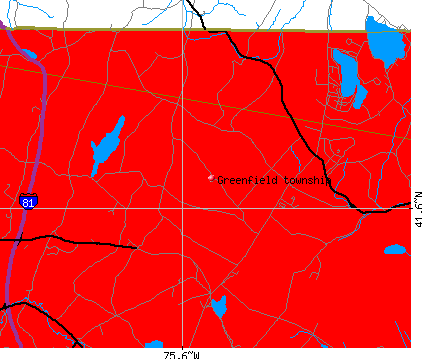 Greenfield township, PA map