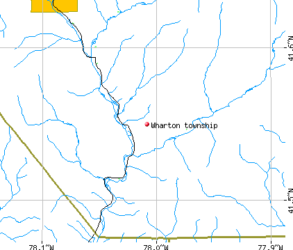 Wharton township, PA map