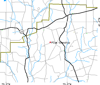 Plum township, PA map