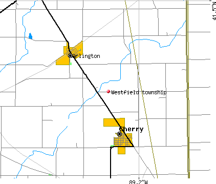 Westfield township, IL map