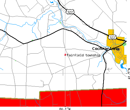 Fairfield township, PA map