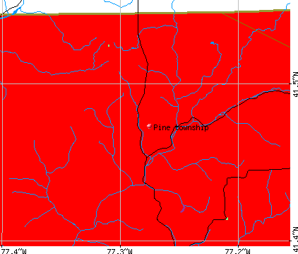 Pine township, PA map