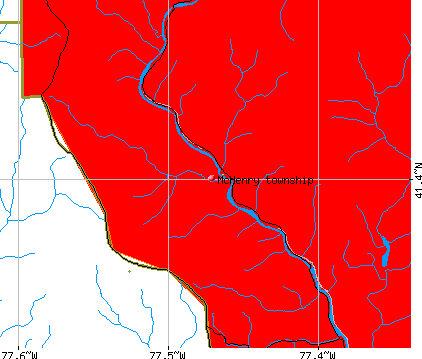 McHenry township, PA map