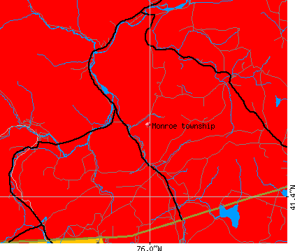 Monroe township, PA map