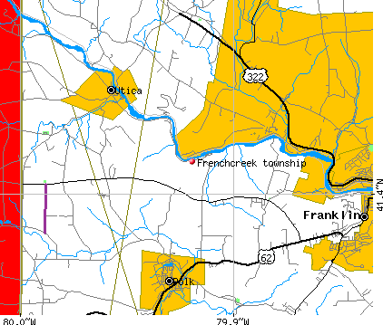 Frenchcreek township, PA map