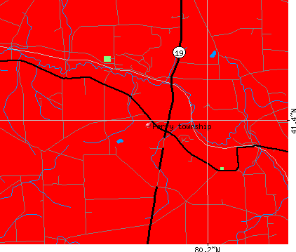 Perry township, PA map