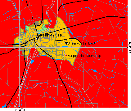 Hempfield township, PA map