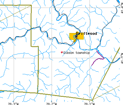 gibson pa township cameron pennsylvania county detailed profile