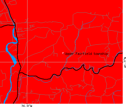 Upper Fairfield township, PA map