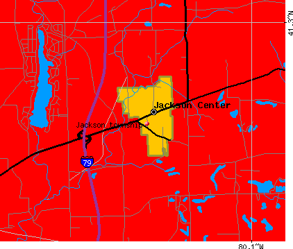 Jackson township, PA map