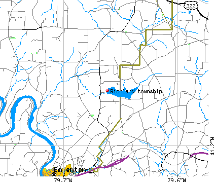 Richland township, PA map