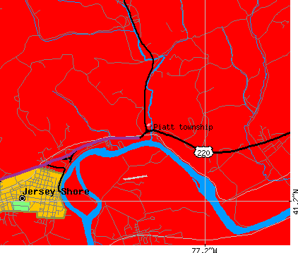 Piatt township, PA map