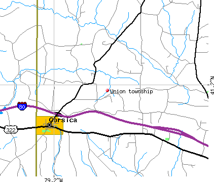 Union township, PA map