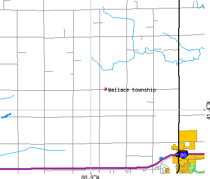 Wallace township, IL map