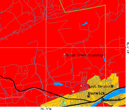 Briar Creek township, PA map
