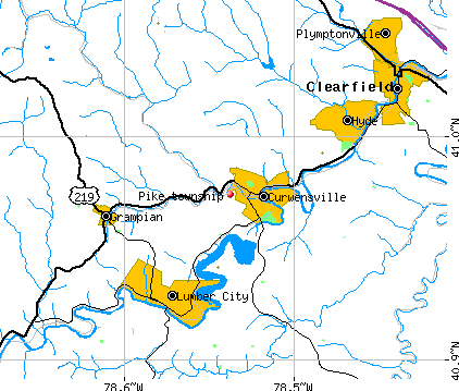Pike township, PA map