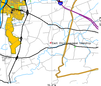 East Chillisquaque township, PA map