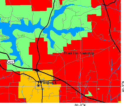 Franklin township, PA map