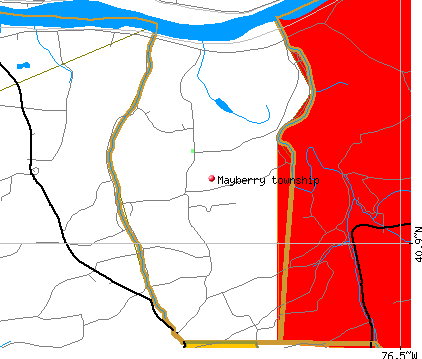 Mayberry township, PA map