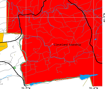 Cleveland township, PA map