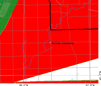 Wilton township, IL map