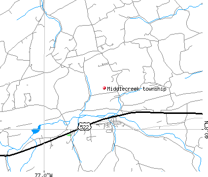 Middlecreek township, PA map