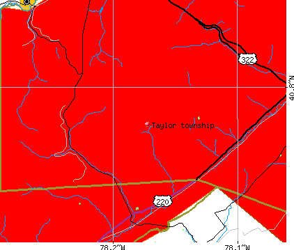 Taylor township, PA map