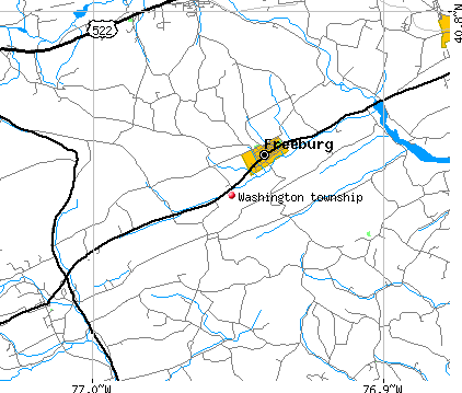 Washington township, PA map