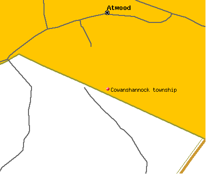 Cowanshannock township, PA map