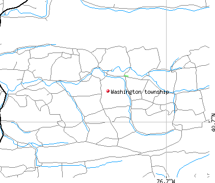Washington township, PA map