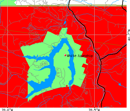 White township, PA map