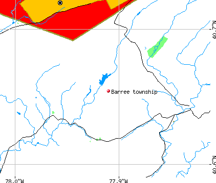 Barree township, PA map