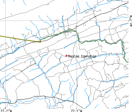 Monroe township, PA map