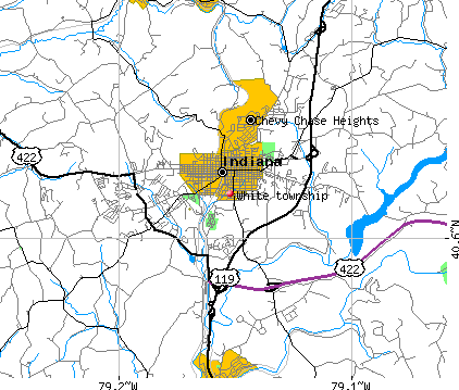 White township, PA map