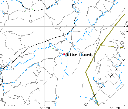Miller township, PA map