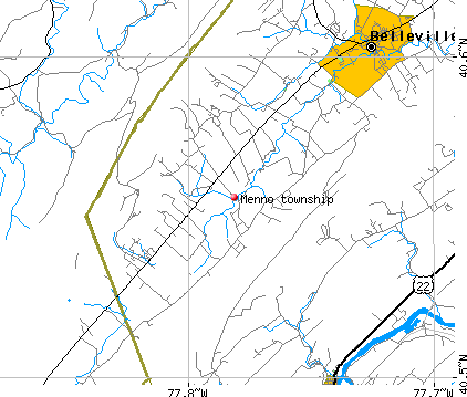 Menno township, PA map