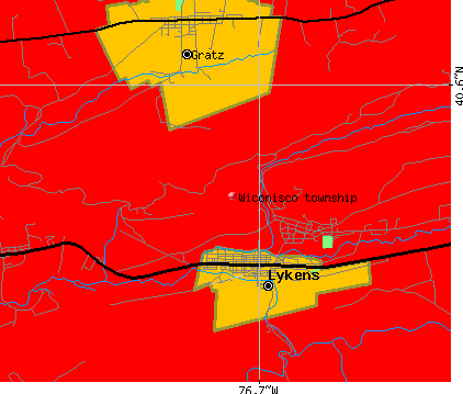 Wiconisco township, PA map