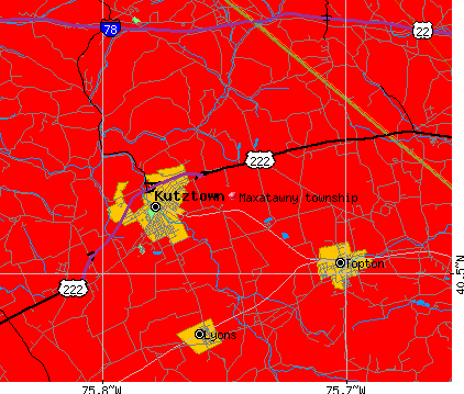 Maxatawny township, PA map
