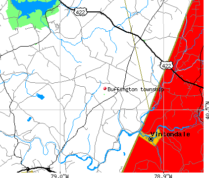 Buffington township, PA map