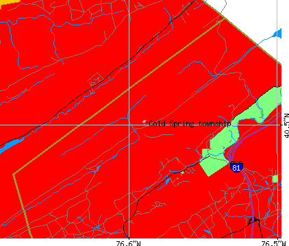 Cold Spring township, PA map