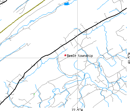Beale township, PA map