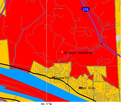 Kilbuck township, PA map