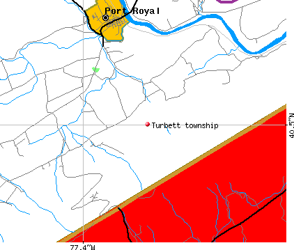 Turbett township, PA map