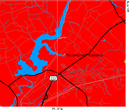 Maidencreek township, PA map