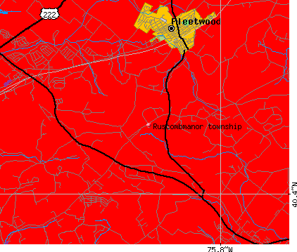 Ruscombmanor township, PA map