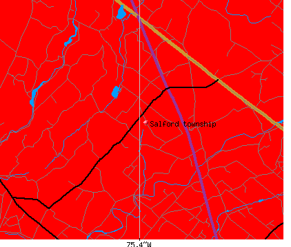 Salford township, PA map